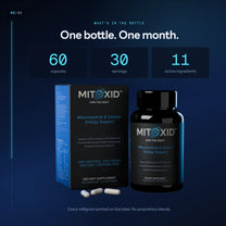 What's in the bottle: 60 capsules, 30 servings, 11 active ingredients