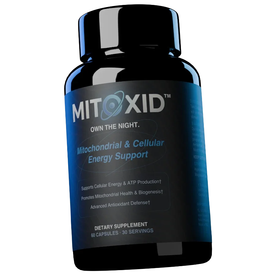 One Mitoxid bottle, a 30 day supply